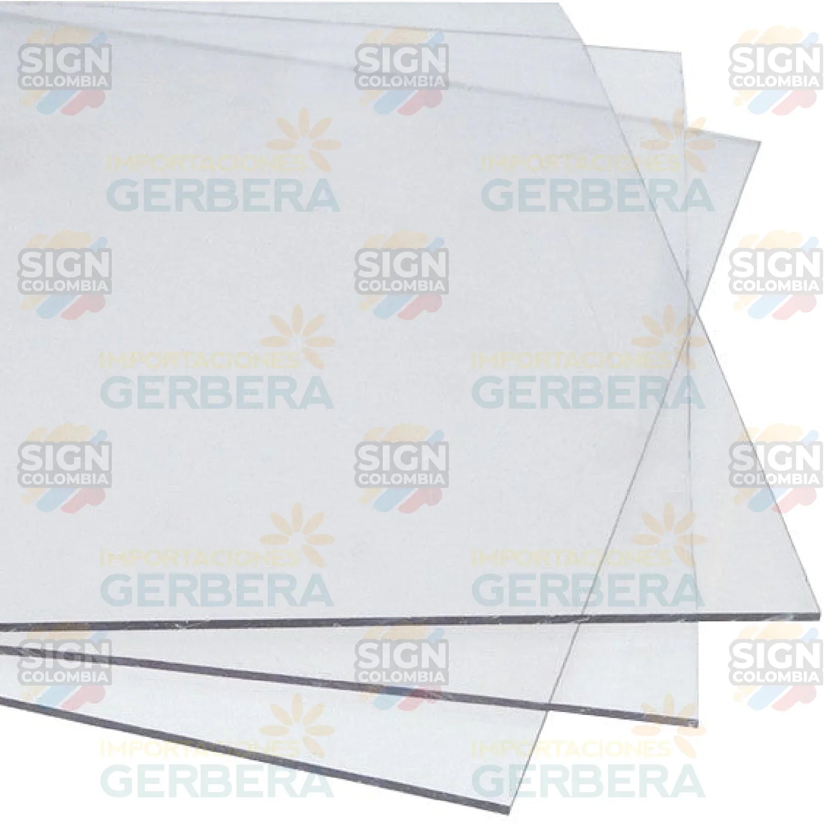 Acrílico transparente 1.25x1.85m - SIGN COLOMBIA Plotter de corte